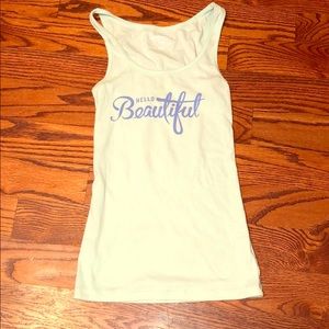 Hello beautiful tank top